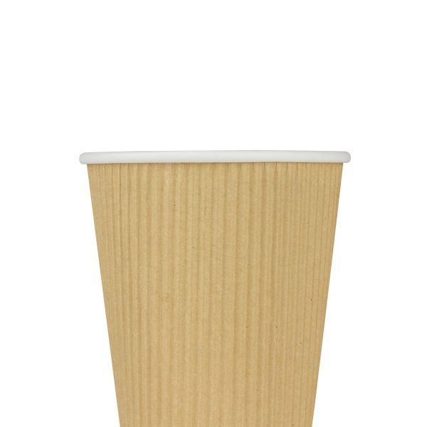 Karat Kraft Ripple Paper Hot Cup, 12 Ounce -- 500 Per Case