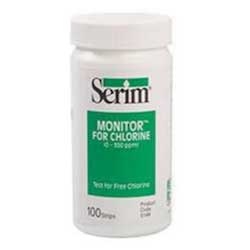 Serium Monitor 59 To 86°f Storage Chlorine Test Strip, 1200 Per Pack