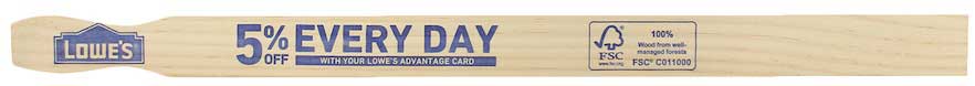 Keenpac Lowes Paint Paddle For 5 Gallon Wood -- 250 Per Case