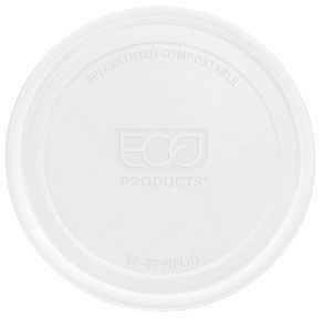 Eco-products Compostable Round Lid Fits 8-32 Ounce Deli Container -- 500 Per Case
