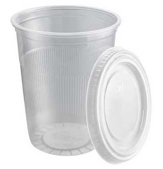 Reyma Polypropylene Translucent Tall Smooth Wall Cup, 16 Ounce -- 1000 Per Case