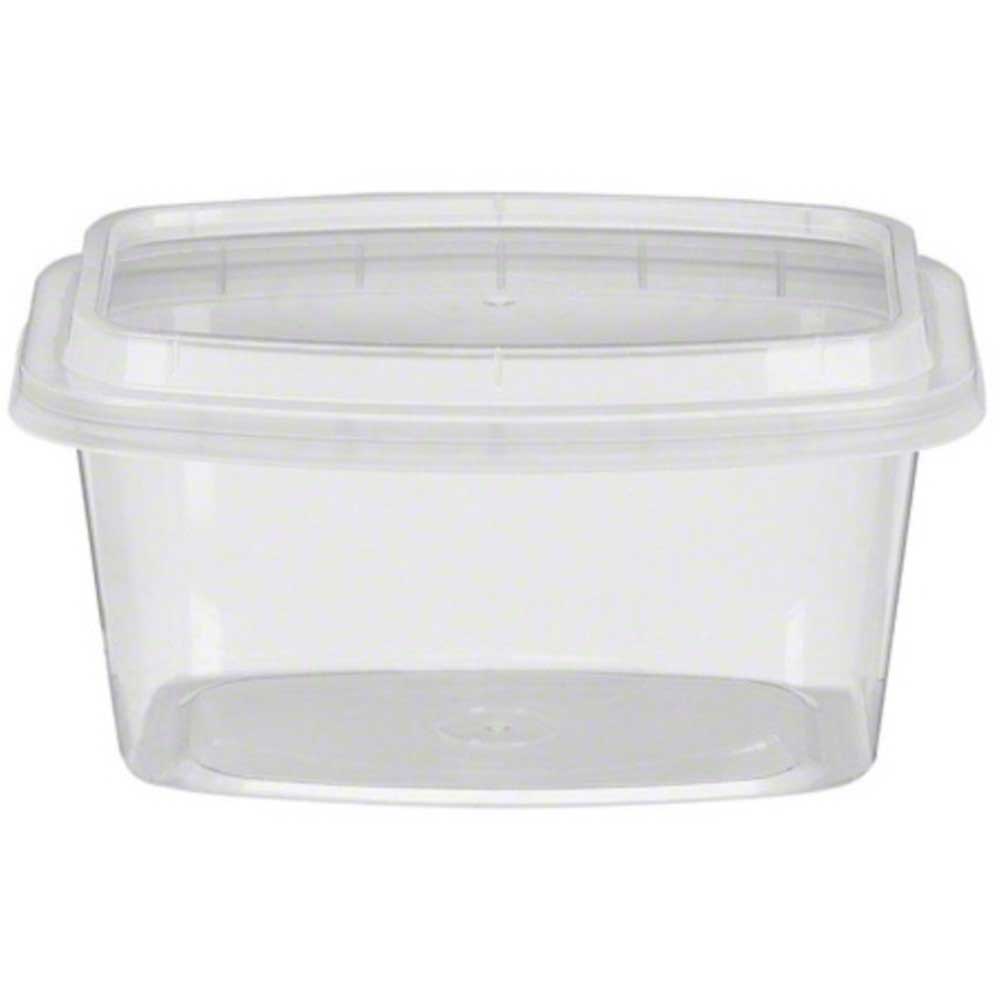 Cube Packaging Clear Plastic Rectangular Food Container, 16 Ounce -- 400 Per Case