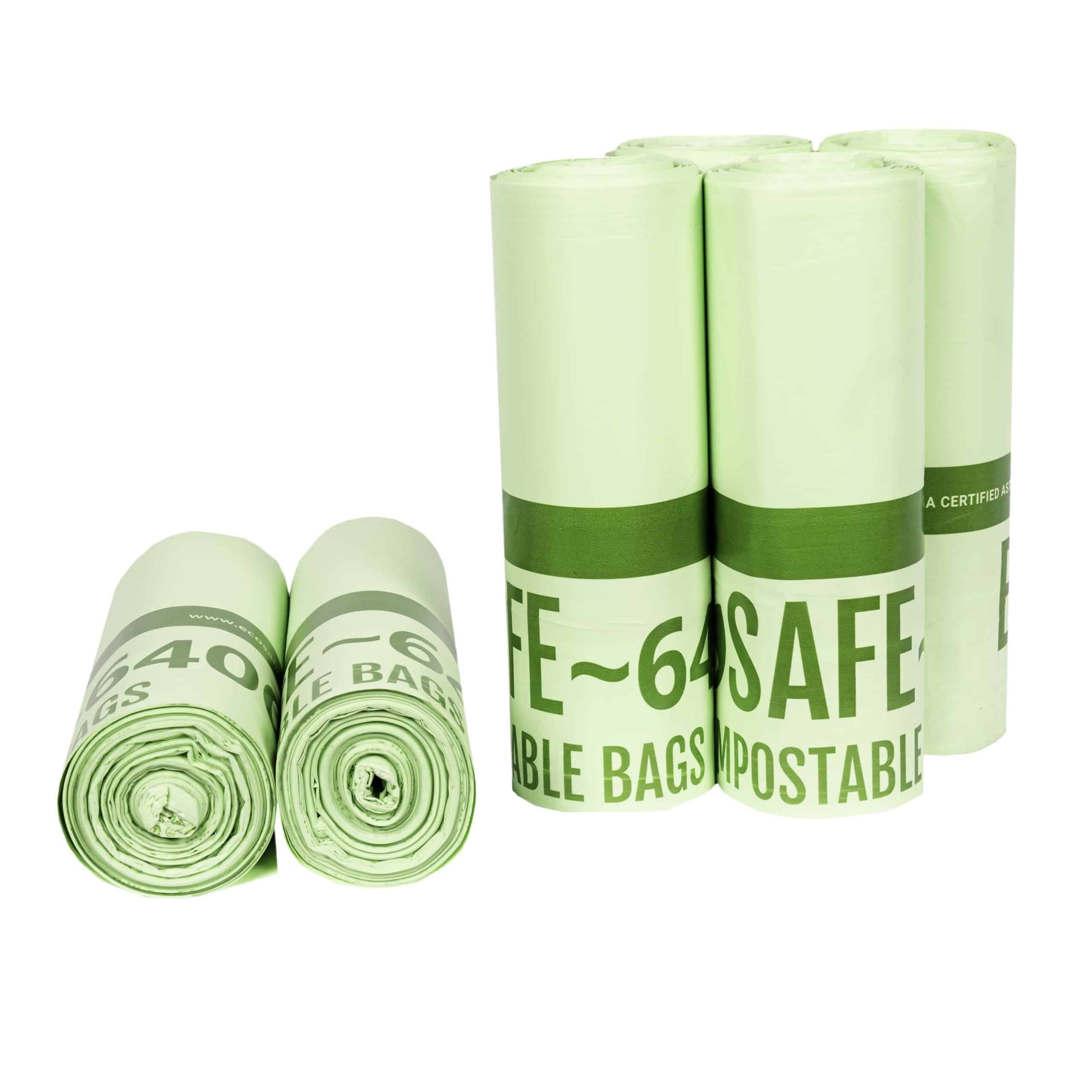 Ecosafe 0.85 Mil Compostable Bin Liner, 35 — 50 Inch -- 90 Per Case
