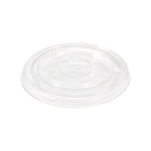 Eatery Essentials Flat Pet Clear Straw Slot Lid For 32 Ounce Cup -- 500 Per Case
