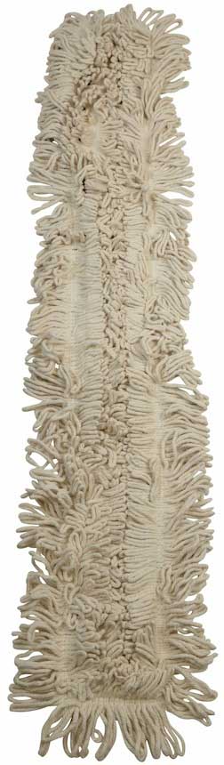 Janico White Disposable Looped Dust Mop, 5 X 36 Inch