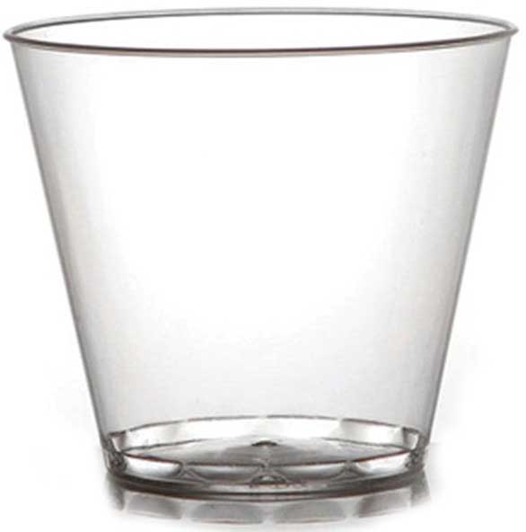Fineline Plastic Clear Tumbler, 5 Ounce -- 500 Per Case