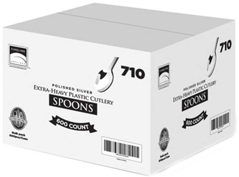 Fineline Silver Secret Silver Spoon, Bulk -- 600 Per Case