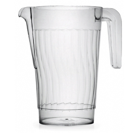 Fineline Settings Platter Pleaser Clear Plastic Pitcher, 50 Ounce -- 50 Per Case