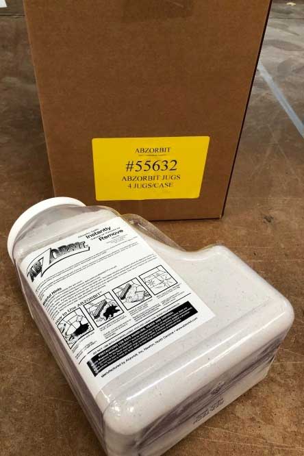 Abzorbit Spill Absorbent Refill Jug -- 4 Per Case