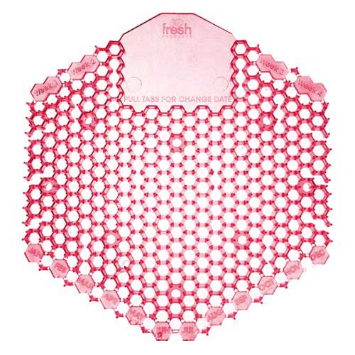 Enviro-master Red Tutti Frutti Wave 3d Urinal Screen -- 60 Per Case