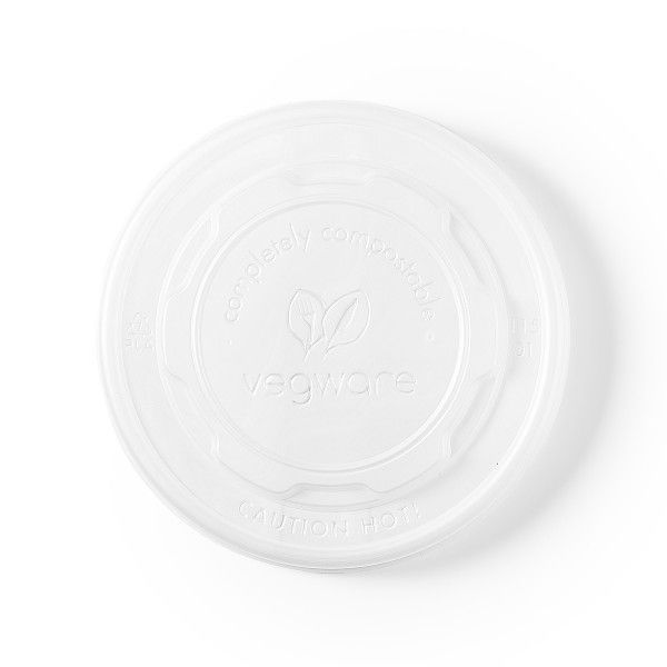 115-Series Flat Hot Lids, For Use With 115-Series Soup Containers, White, Plastic, 500/Carton
