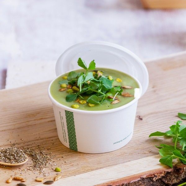 Vegware 90 Series Clear Flat Cpla Hot Lid Only -- 1000 Per Case