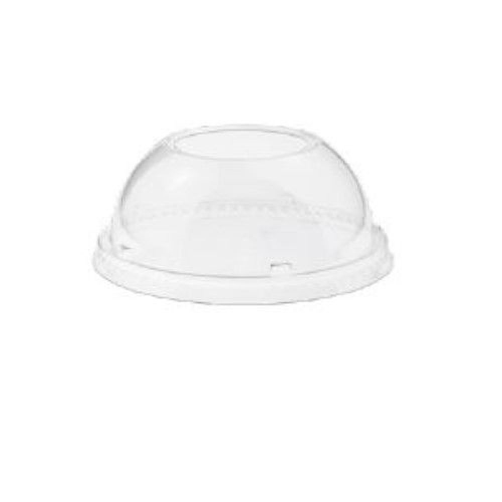 EcoSystems Clear PETE Cold Cup Dome Lid with 1.75 inch Hole -- 1000 per case