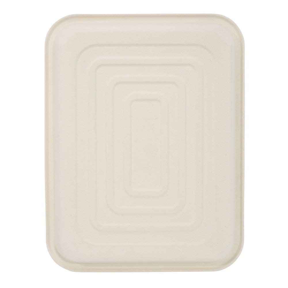 Eco-systems Kraft Formulated Molded Fiber Platter, 14 X 18 Inch -- 100 Per Case