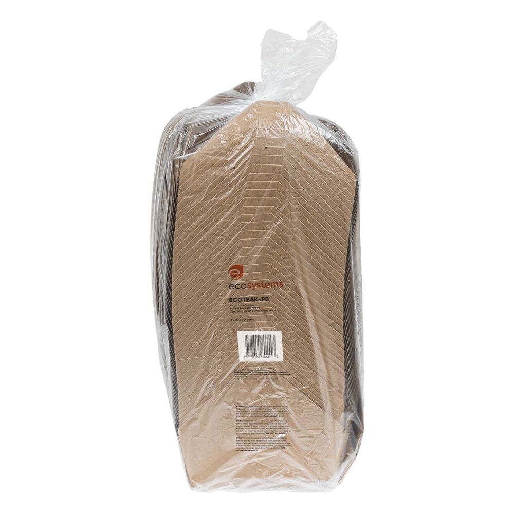 Eco-systems Number 4 Poly Coated Kraft Paperboard Take Out Box, 7.75 X 5.5 X 3.5 Inch -- 160 Per Case
