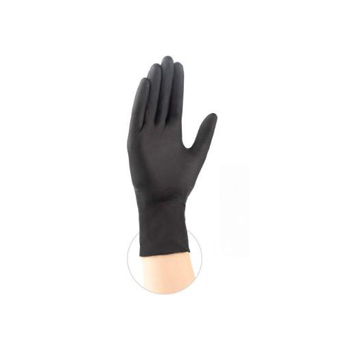 Safehand Nitrile Black Medium Powder Free Medical Grade Gloves -- 1000 Per Case