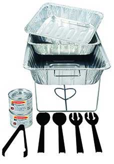 Northwest Enterprises Party Essentials 11-piece Party Serving Kit With Wire Rack -- 6 Per Case