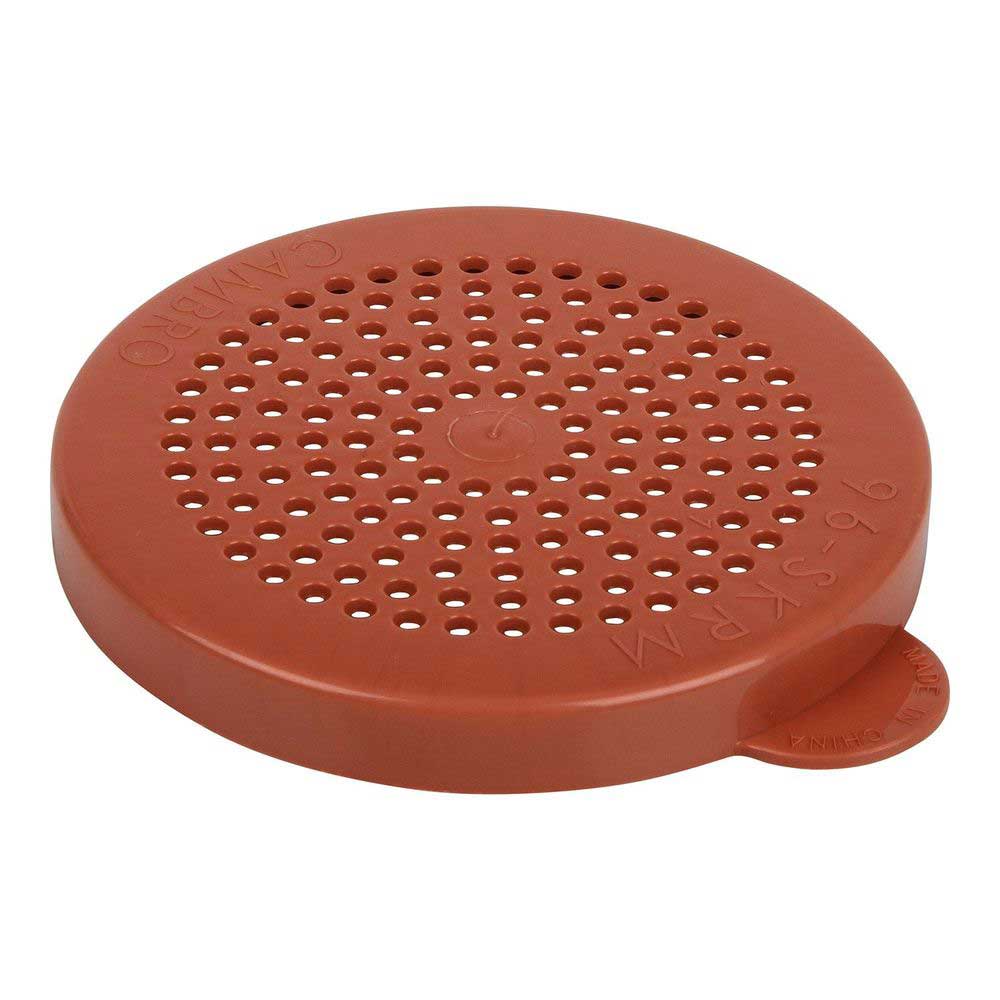 Cambro Camwear Rose Medium Ground Lid For 10 Ounce Shakers/dredges, 12 Count -- 12 Per Case