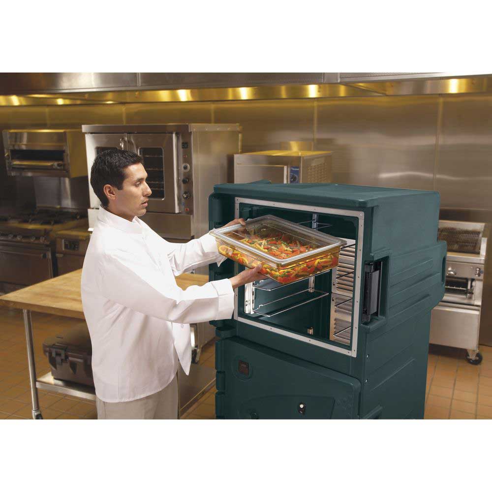 Cambro Camtherm Granite Green Tall Profile Electric Insulated Hot/cold Food Holding Cabinet With Security Package, 30 1/2 X 39 X 64 3/8 Inch