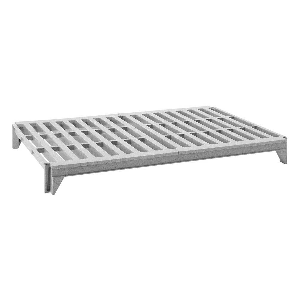 Cambro Camshelving Premium Speckled Gray Polypropylene Single Vented Shelf Kit, 21 X 30 Inch