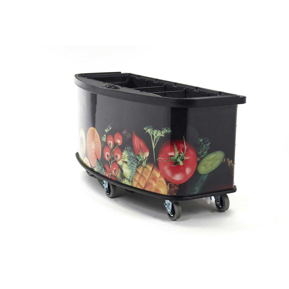 Cambro Fruit And Veg Wrap Base Unit For Vending Cart, 75 X 33 1/2 X 38 3/4 Inch