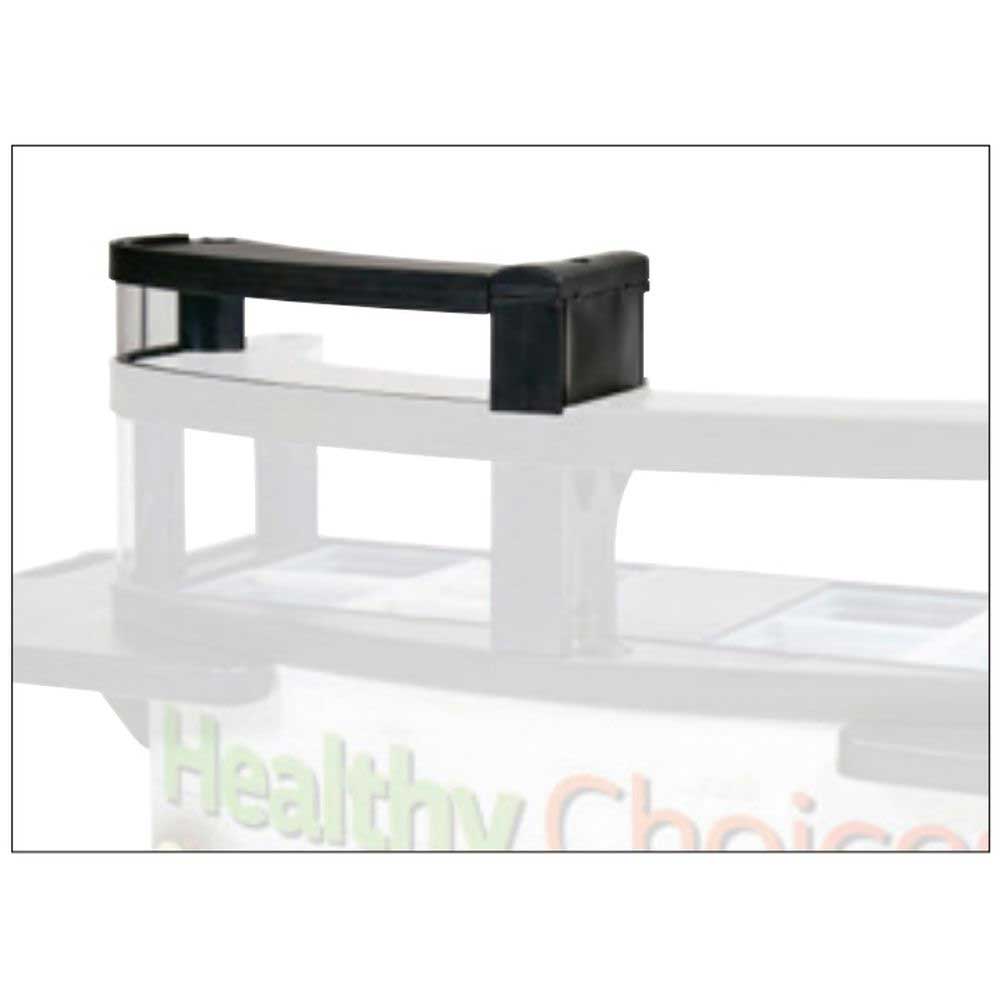 Cambro Black Tall Optional Merchandising Display For Vending Cart, 12 Inch