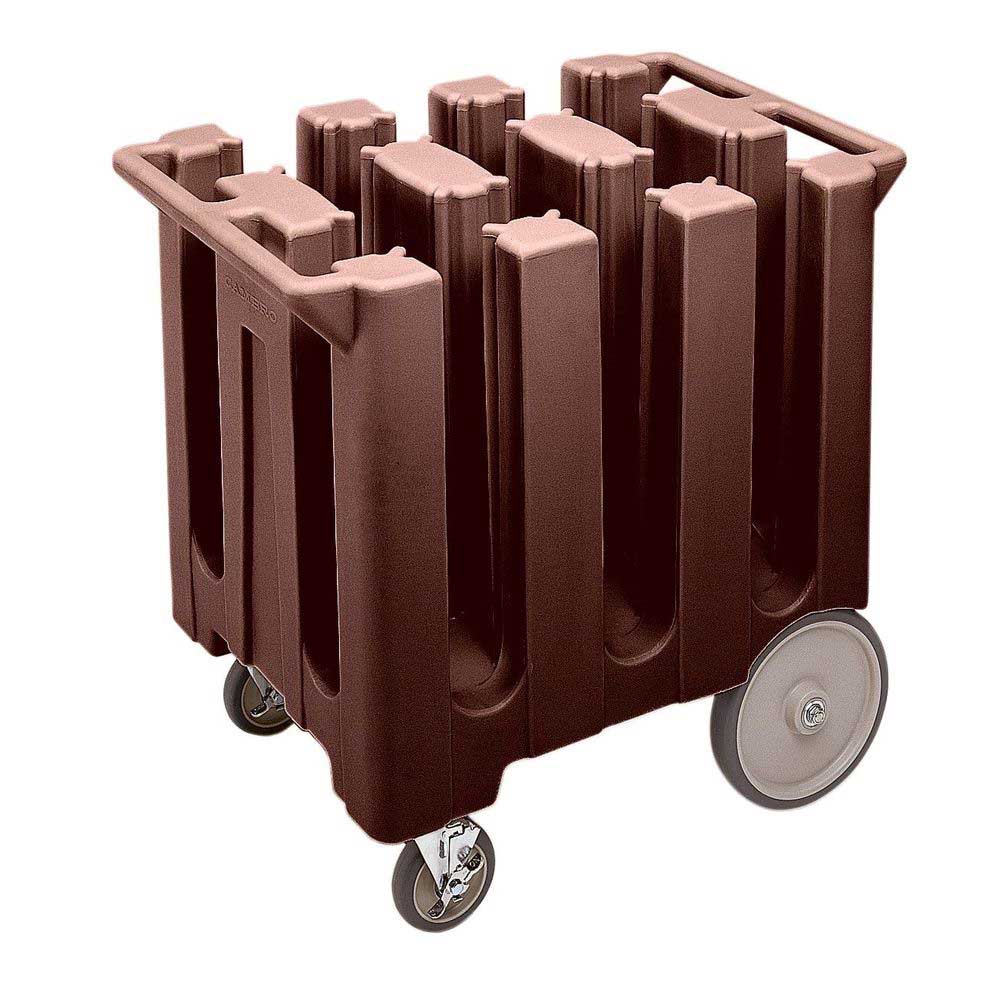 Cambro Poker Chip Style Dark Brown Non Adjustable Dish Caddy