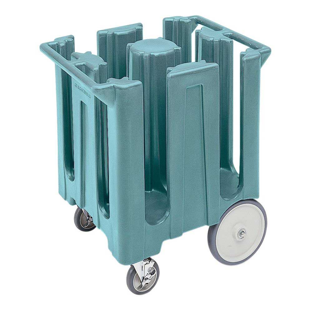 Cambro Slate Blue Poker Chip Style Non Adjustable Dish Caddy For 8 1/4 Inch Round Plates, 28 3/4 X 23 3/4 X 32 Inch