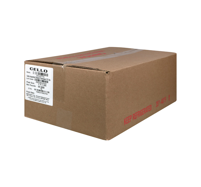 Cello Imported Shaved Parmesan Cheese Bag, 5 Pound -- 2 Per Case
