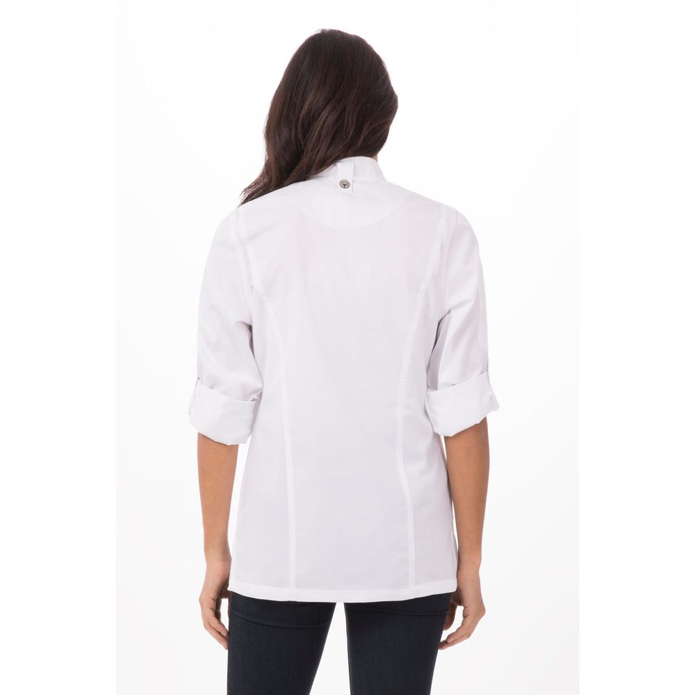 Chef Works White 3XL Modern Fit Hartford Chef Coat for Women