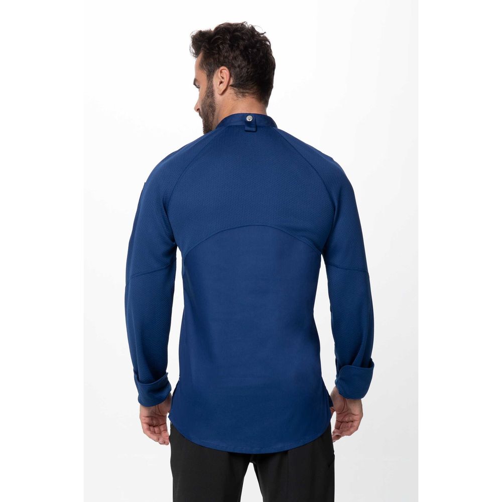 Chef Works Ocean Blue 3XL Modern Fit Nepal Chef Coat for Men