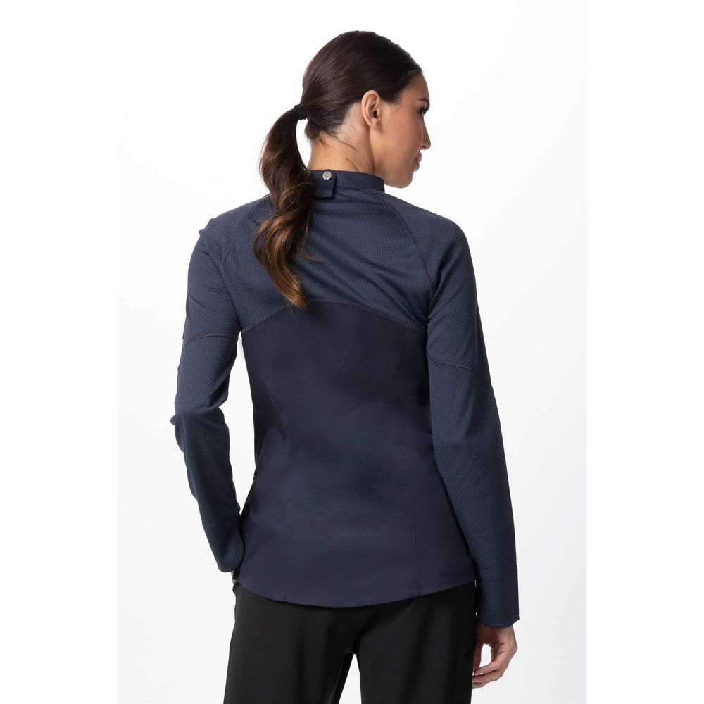 Chef Works Grey Extra Large Modern Fit Nepal Chef Coat For Women