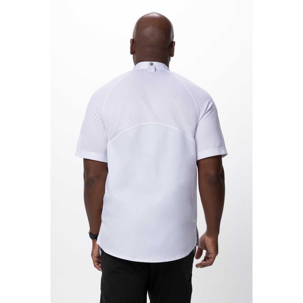 Chef Works White 2XL Modern Fit Arcadia Chef Coat for Men