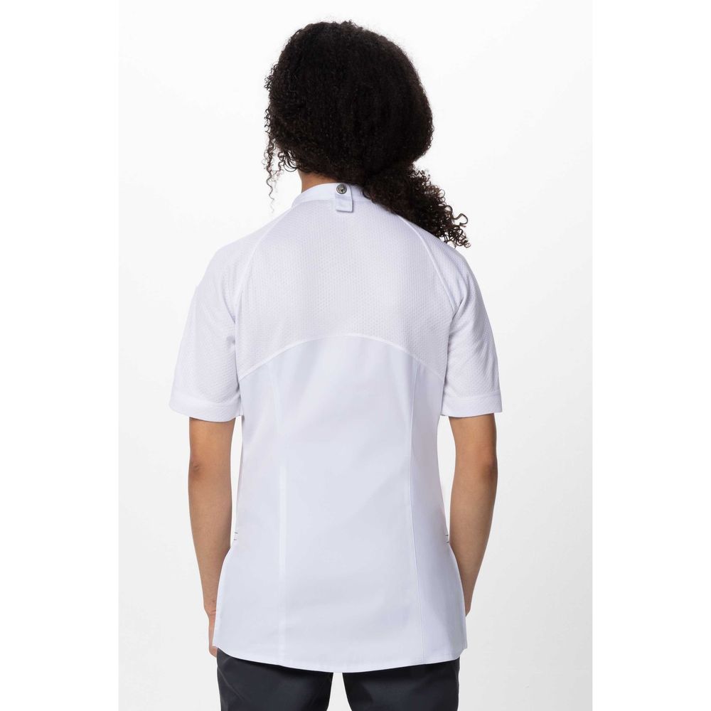 Chef Works White 3XL Modern Fit Arcadia Chef Coat for Women