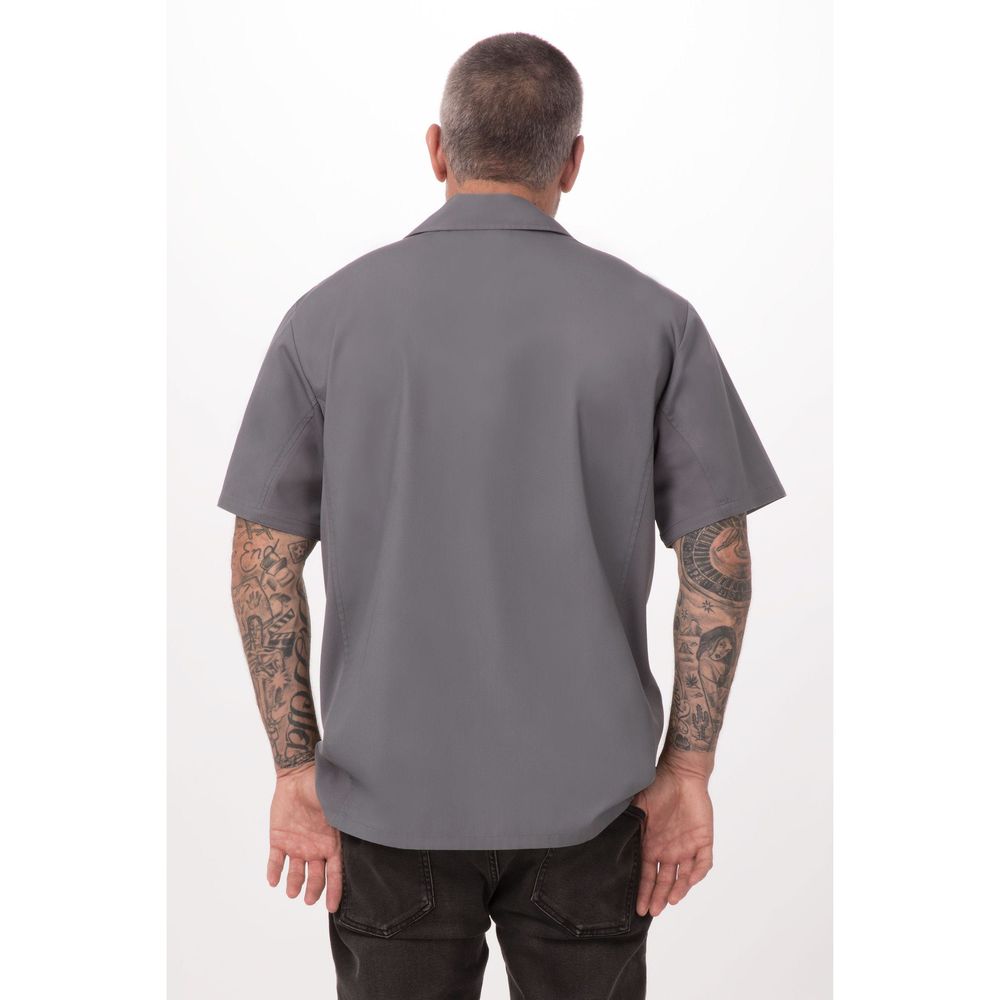 Chef Works Grey 5XL Classic Fit Universal Shirt for Men