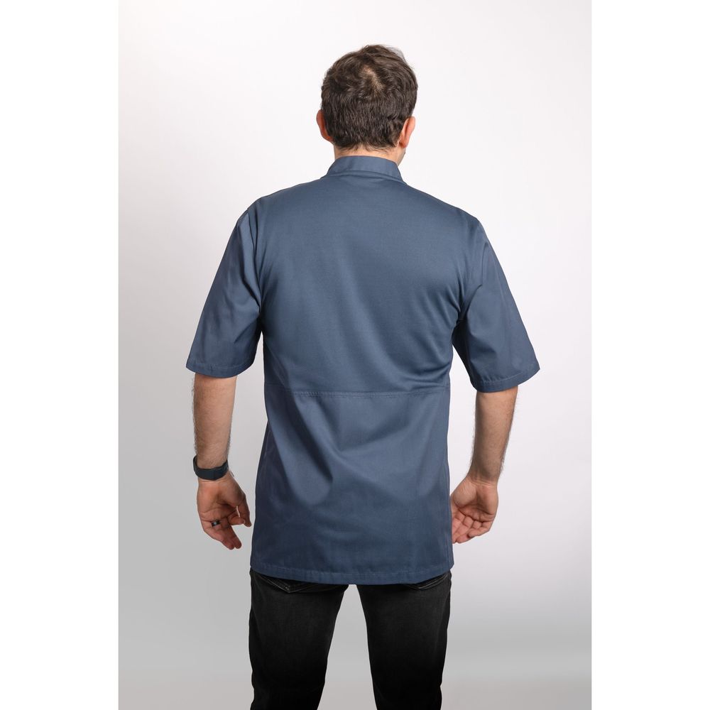 Chef Works Blue 6XL Classic Fit Montreal Cool Vent Chef Coat