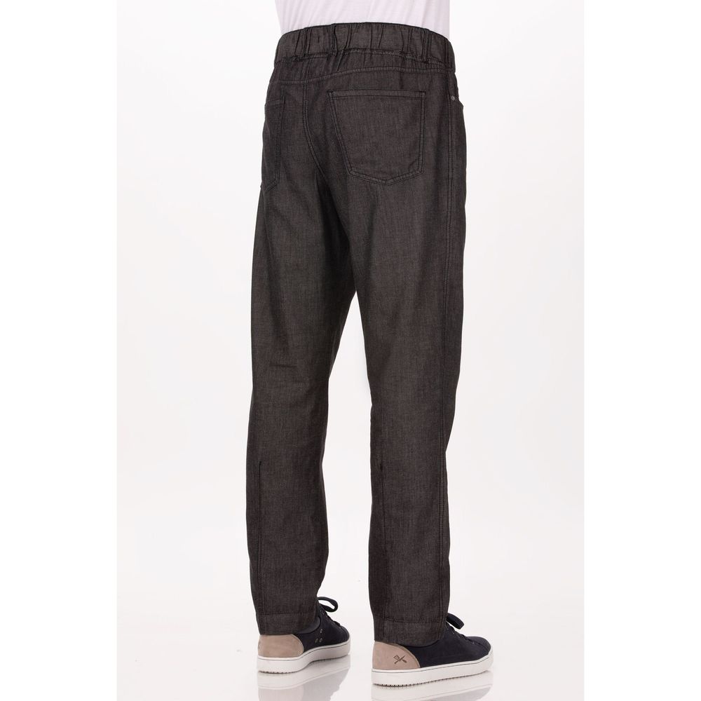 Chef Works Black 2XL Classic Fit Gramercy Chef Pant