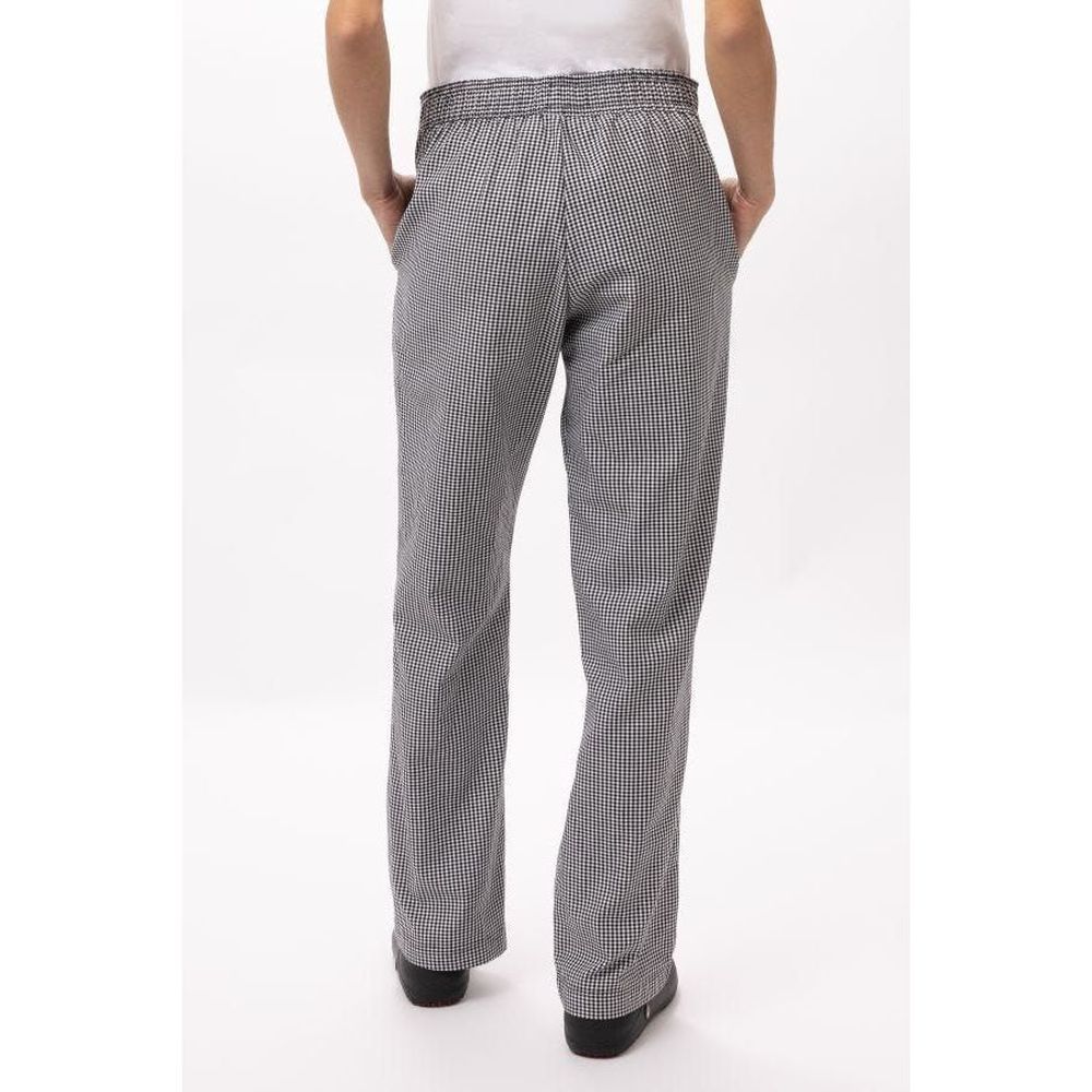 Chef Works Small Check Large Classic Fit Essential Baggy Chef Pant For Women