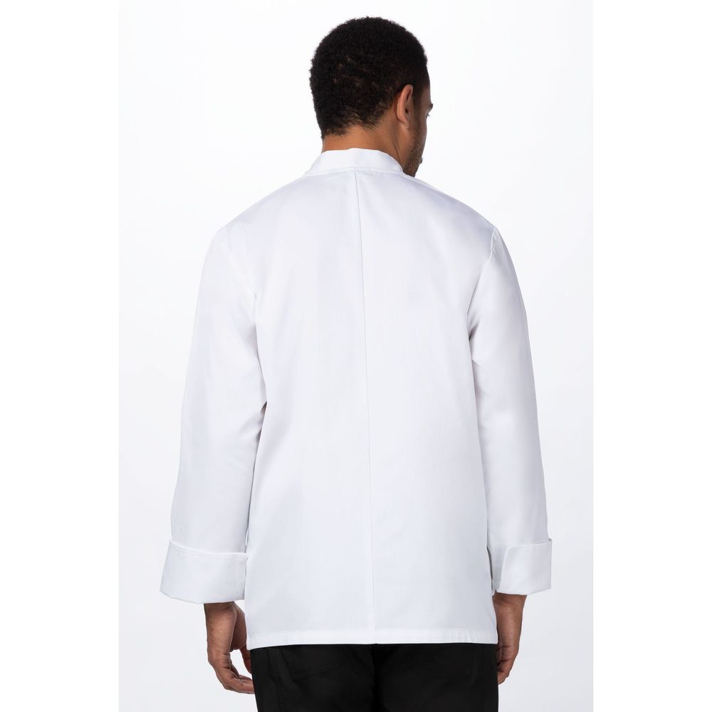 Chef Works White Extra Small Classic Fit Sustainable Le Mans Chef Coat For Unisex