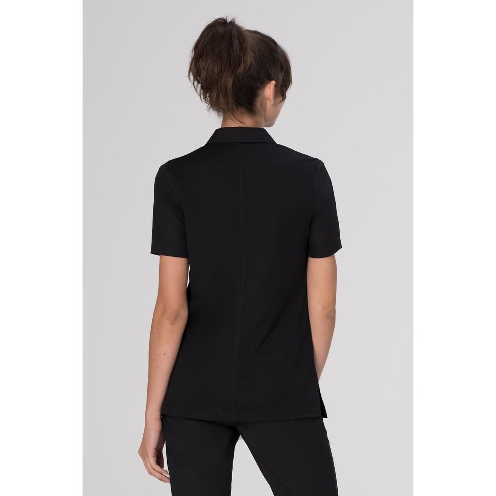 Chef Works Black Medium Durham Snap Work Shirt For Women