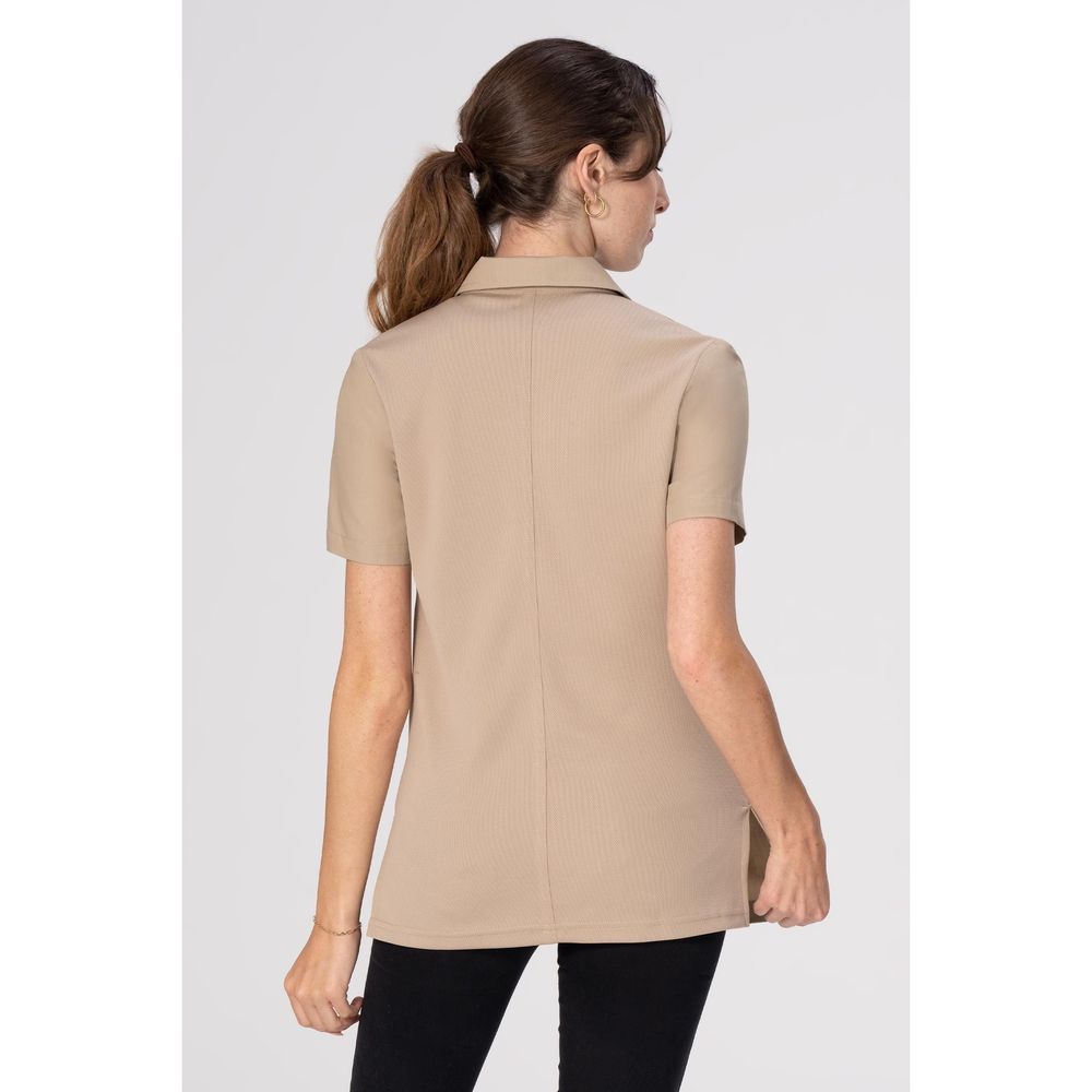 Chef Works Khaki Small Durham Snap Work Shirt For Women