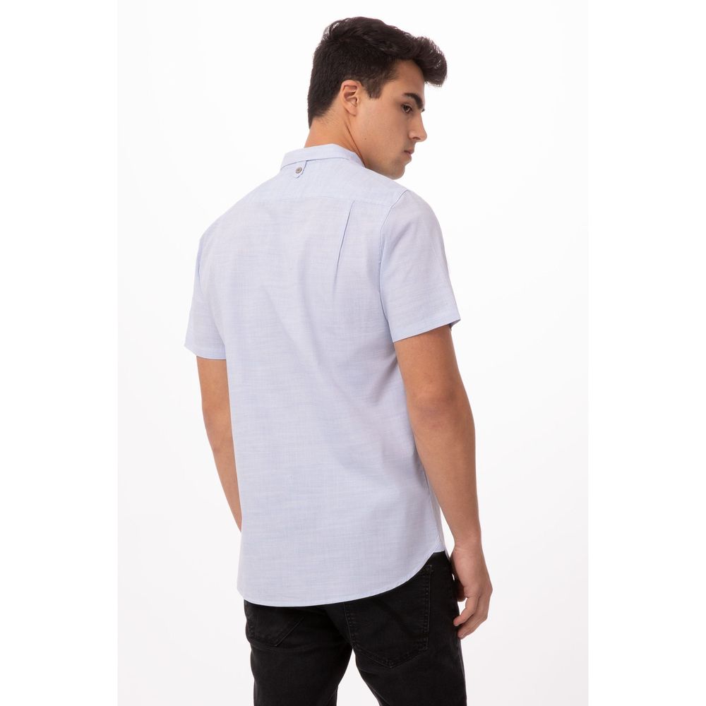 Chef Works Blue Extra Large Modern Fit Havana Shirt for Men