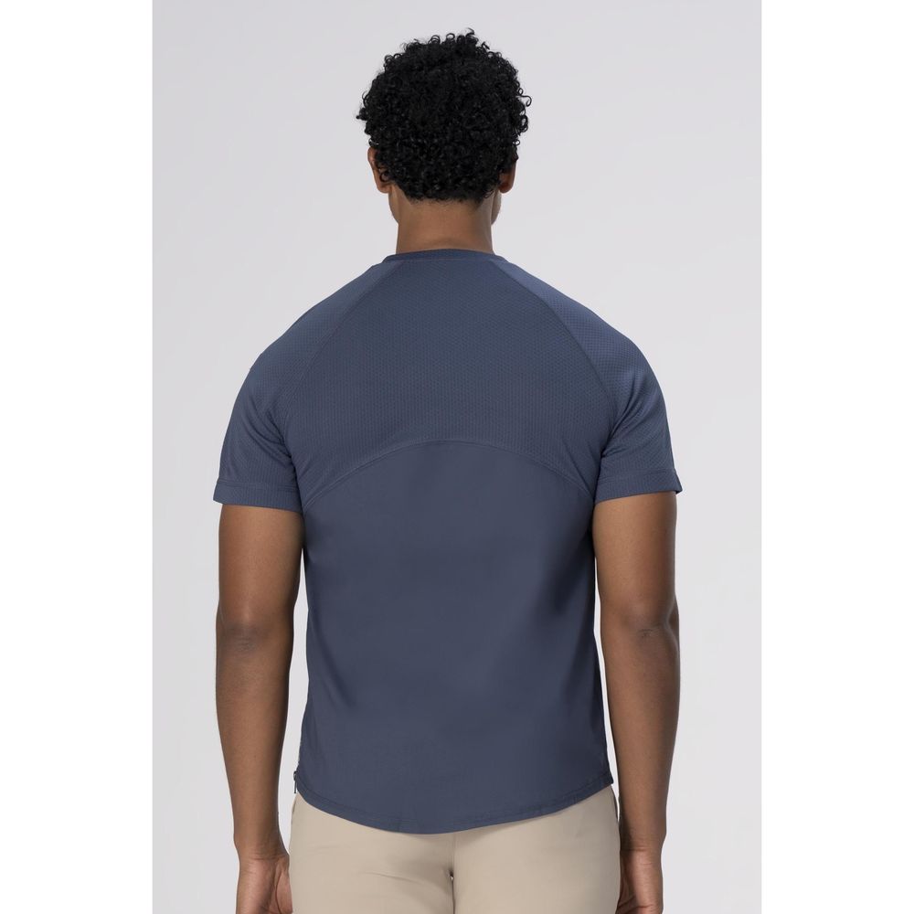 Chef Works Air Force Blue Small Aryes Crew Shirt for Unisex