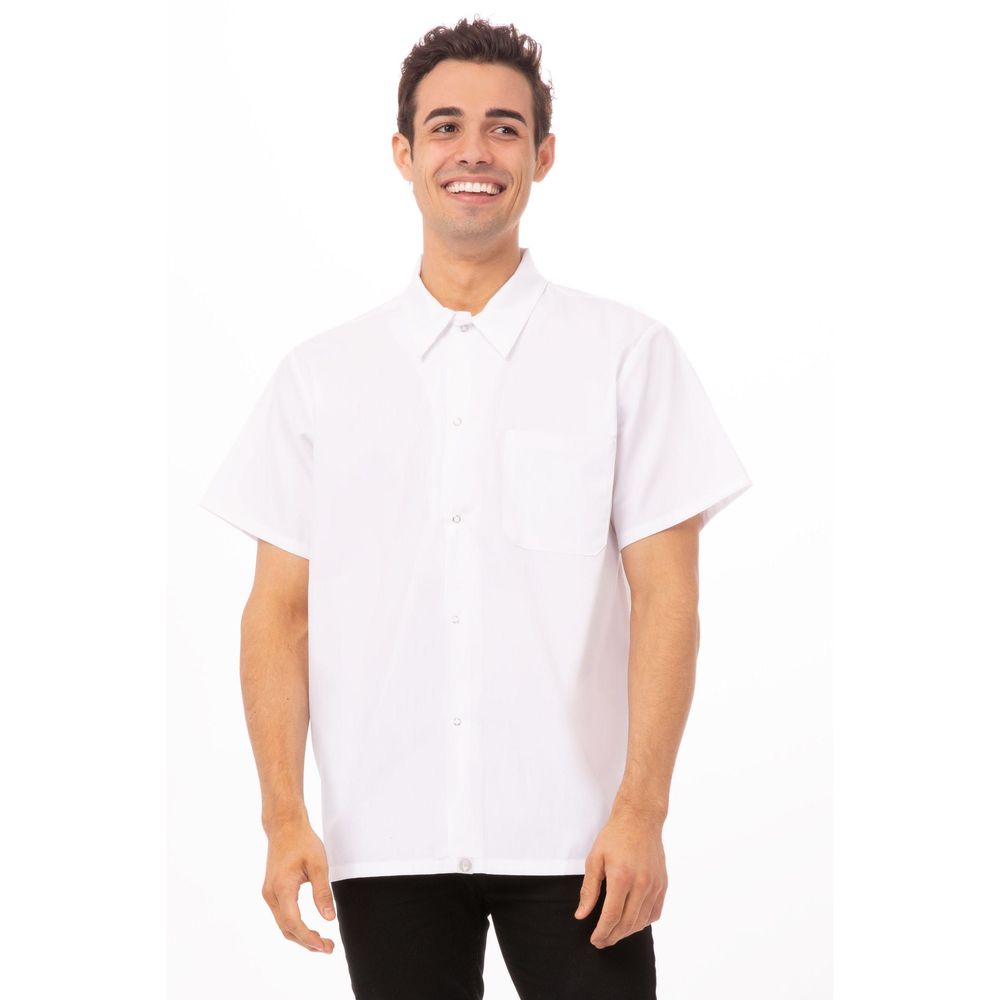 FreshService CORPORATE ANORAK SHIRT white FSW-22-SH 63 | eBay
