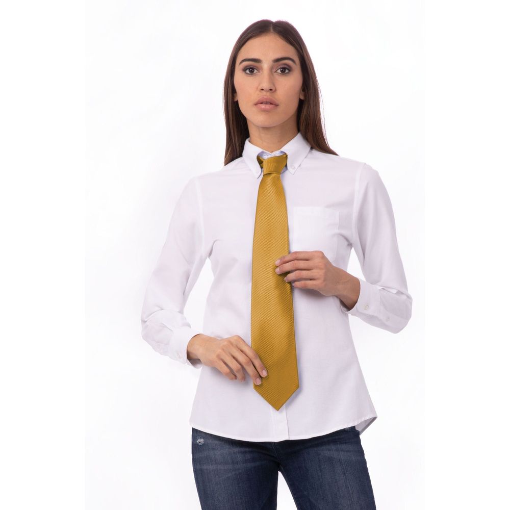 Chef Works Mustard Solid Dress Tie For Unisex