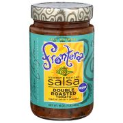 Frontera Foods Medium Double Roasted Tomato Gourmet Mexican Salsa, 16 Ounce -- 6 per case.