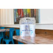 Pak Sher Drink Carrier Bag, 12.5 x 11.5 x 2.25 inch -- 1000 per case