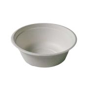 KITCH 24/7 White Compostable Classic Molded Fiber Bowl, 16 Ounce -- 400 per case