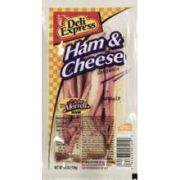 Deli Express Ham and Cheese Sandwich, 4.6 Ounce -- 10 per case.