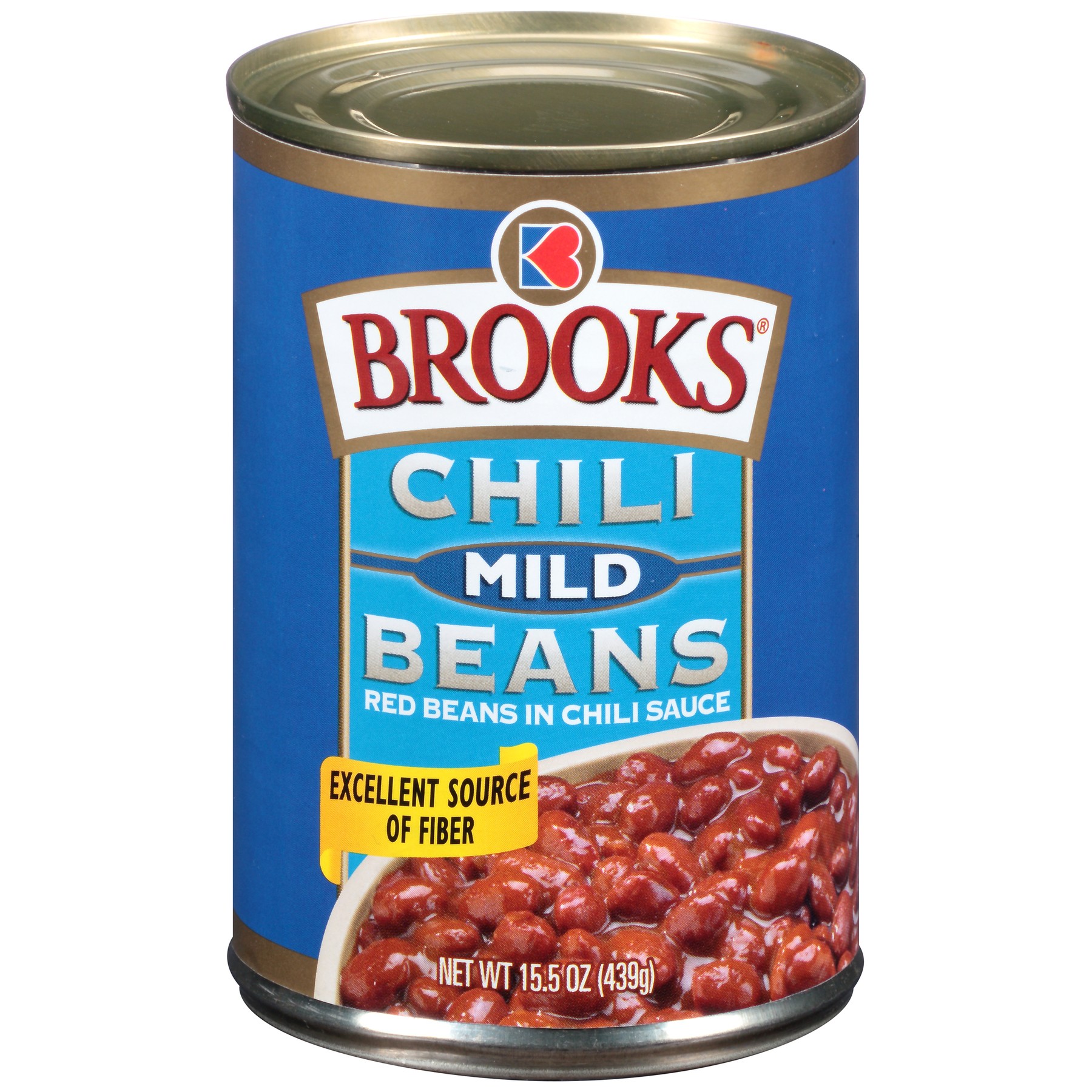 Brooks Mild Chili Beans, 15.5 Ounce -- 24 Per Case